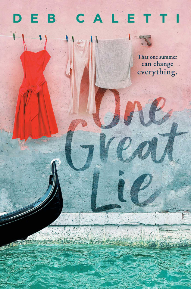 One Great Lie book cover by Deb Caletti