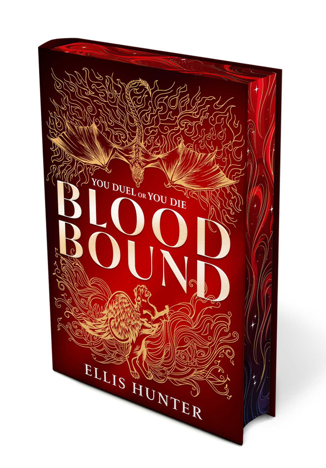 Blood Bound (Deluxe Edition): A Novel (Cursed Covenant) book cover by Ellis Hunter