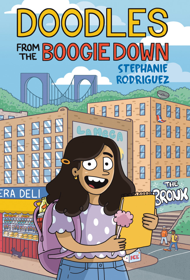 Doodles from the Boogie Down book cover by Stephanie Rodriguez
