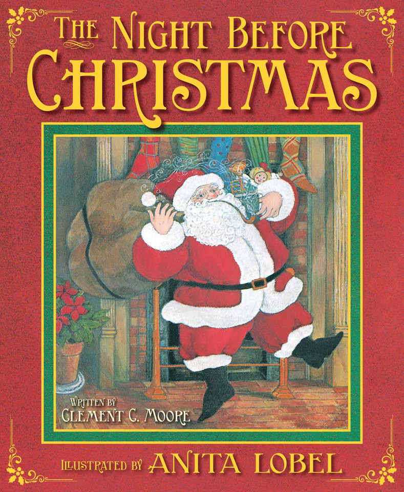 The Night Before Christmas book cover by Clement C. Moore