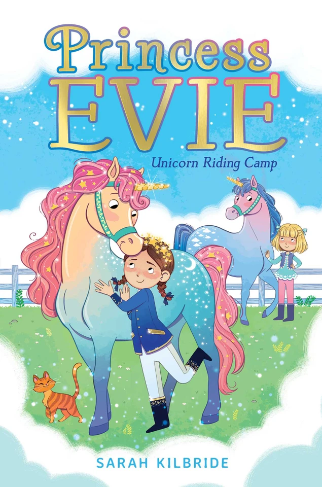 Unicorn Riding Camp (Princess Evie) book cover by Sarah KilBride