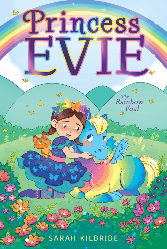 The Rainbow Foal (Princess Evie) book cover by Sarah KilBride