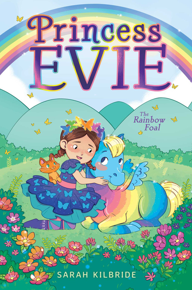 The Rainbow Foal (Princess Evie) book cover by Sarah KilBride