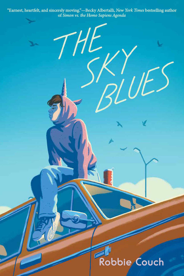 The Sky Blues book cover by Robbie Couch