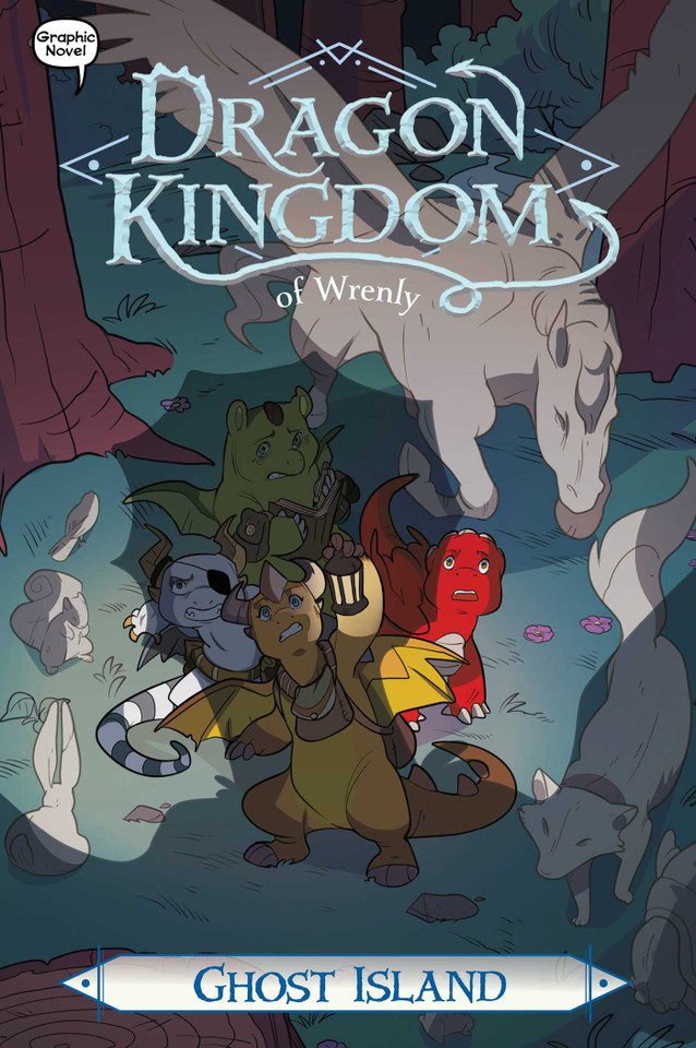 Ghost Island (Dragon Kingdom of Wrenly) book cover by Jordan Quinn