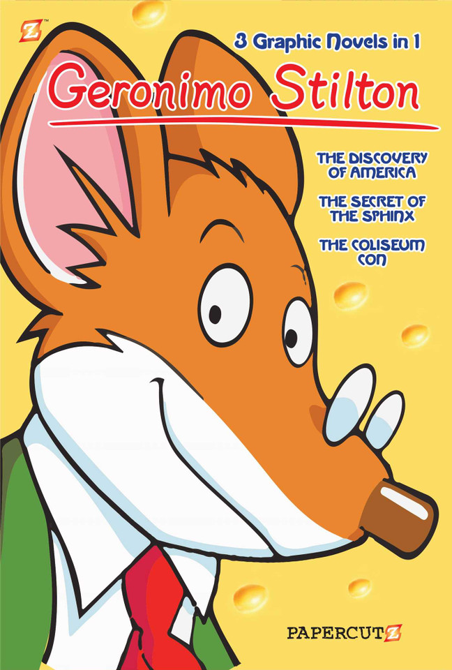 Geronimo Stilton 3-in-1: The Discovery of America, The Secret of the Sphinx, and The Coliseum Con book cover by Geronimo Stilton