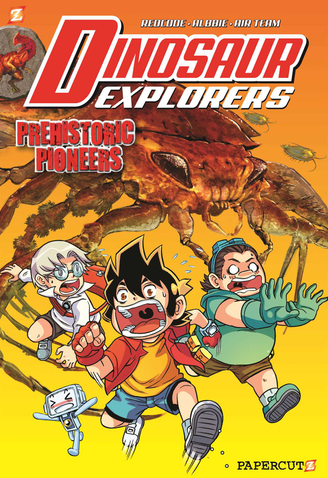 Dinosaur Explorers Vol. 1: Prehistoric Pioneers (Dinosaur Explorers) book cover by REDCODE, Albbie