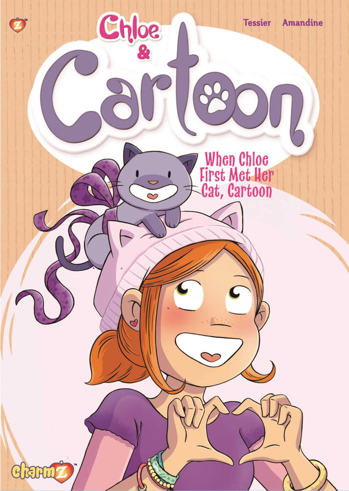 Chloe & Cartoon Vol. 1: When Chloe First Met Her Cat Cartoon (Chloe & her cat) book cover by Greg Tessier