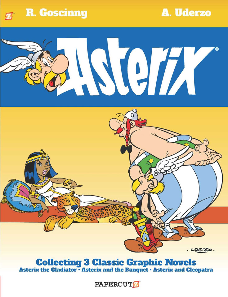 Asterix Omnibus Vol. 2: Collects Asterix the Gladiator, Asterix and the Banquet, and Asterix and Cleopatra (Asterix Omnibus) book cover by René Goscinny, Albert Uderzo