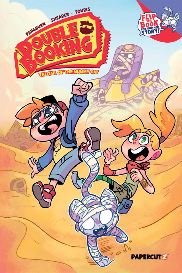 Double Booking Vol. 1: The Tail of the Mummy Cat (Double Booking) book cover by Chas! Pangburn, Kim Shearer