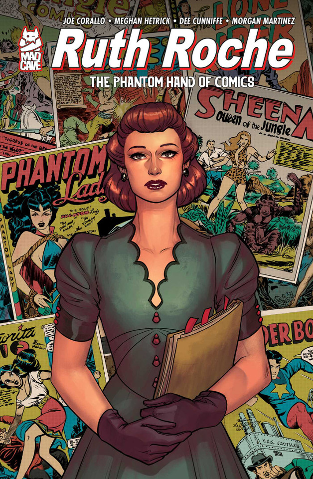 Ruth Roche: The Phantom Hand of Comics book cover by Joe Corallo