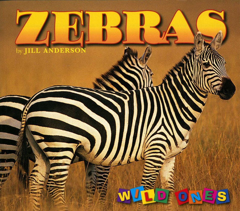 Zebras (Wild Ones) book cover by Jill Anderson