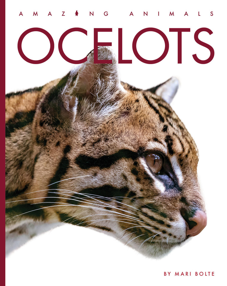 Ocelots book cover by Mari Bolte