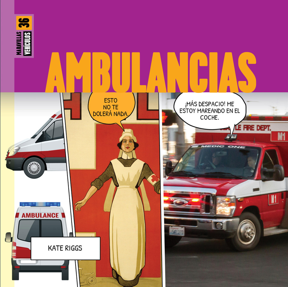 Ambulancias book cover by Kate Riggs