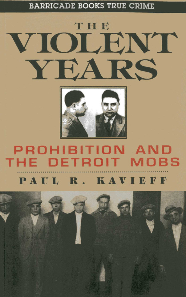 The Violent Years: Prohibition and The Detroit Mobs book cover by Paul R. Kavieff