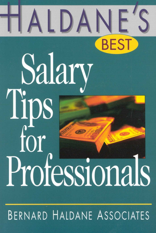 Haldane's Best Salary Tips for Professionals book cover by 