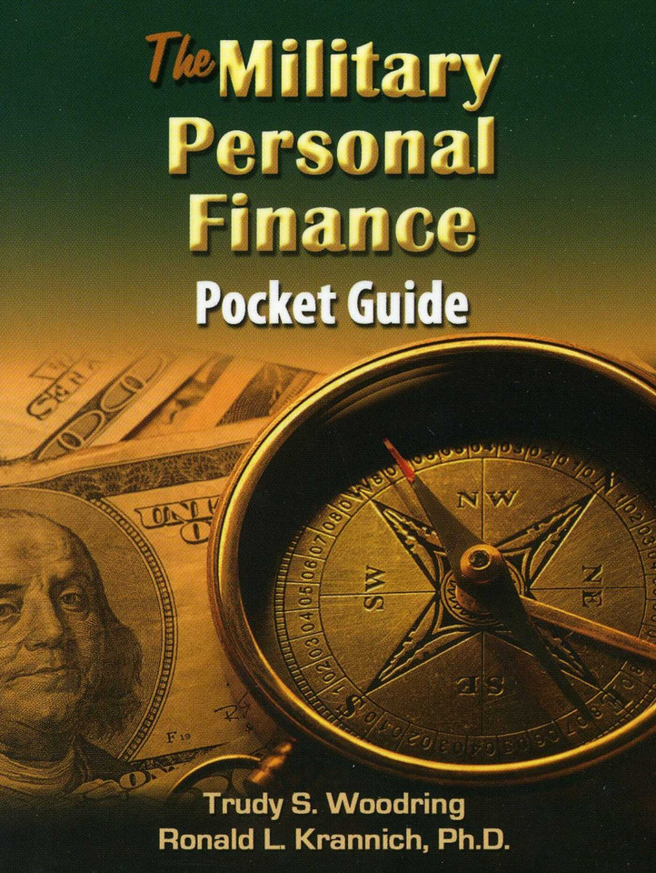 The Military Personal Finance Pocket Guide book cover by Trudy Woodring, Ron Krannich