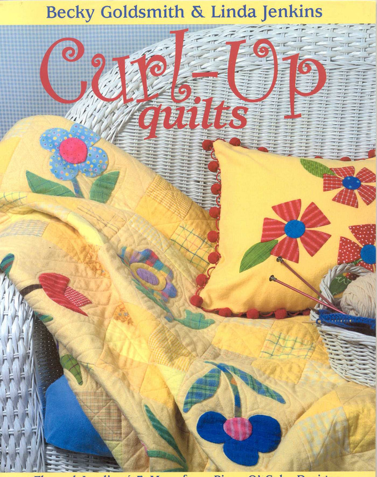Curl-Up Quilts: Flannel Appliqué & More from Piece O' Cake Designs book cover by Becky Goldsmith, Linda Jenkins