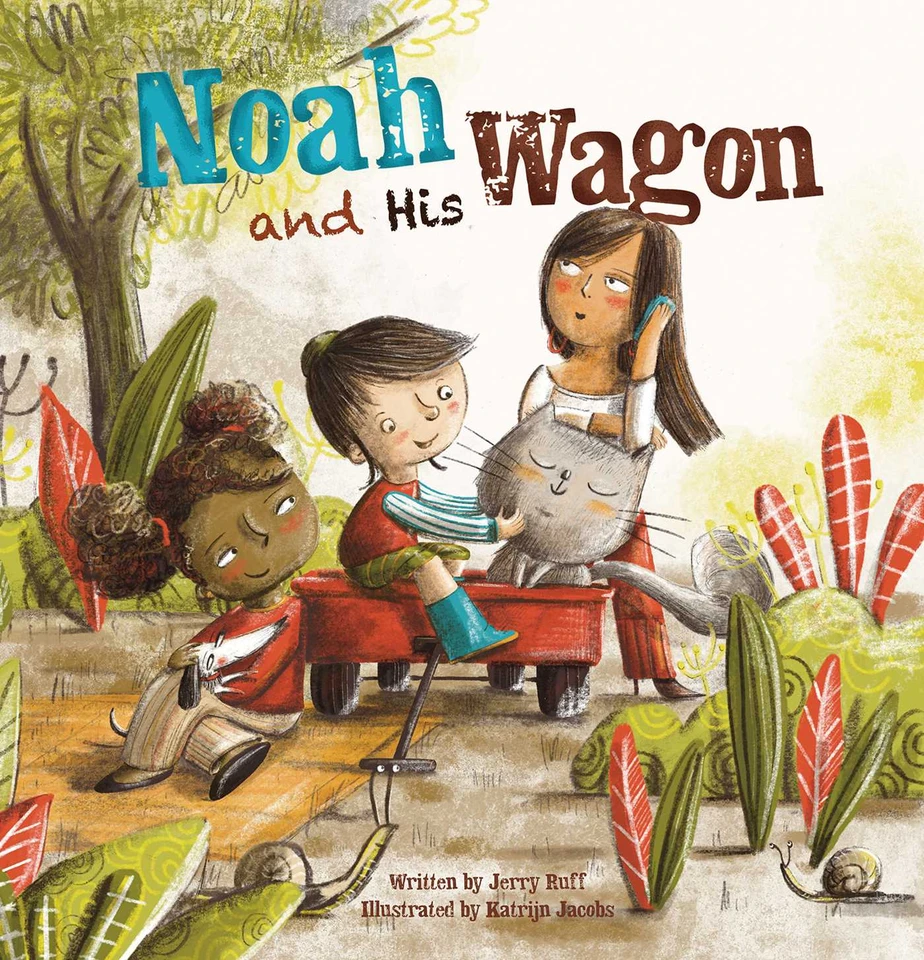Noah and His Wagon book cover by Jerry Ruff