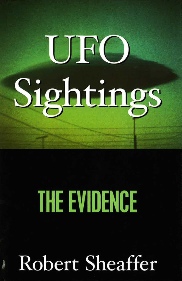UFO Sightings: The Evidence book cover by Robert Sheaffer