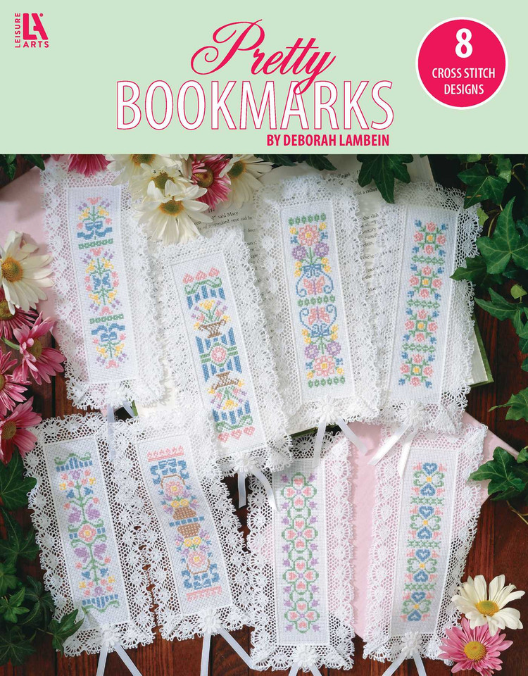 Cross Stitch Pretty Bookmarks: 8 Cross Stitch Designs book cover by Deborah A. Lambein