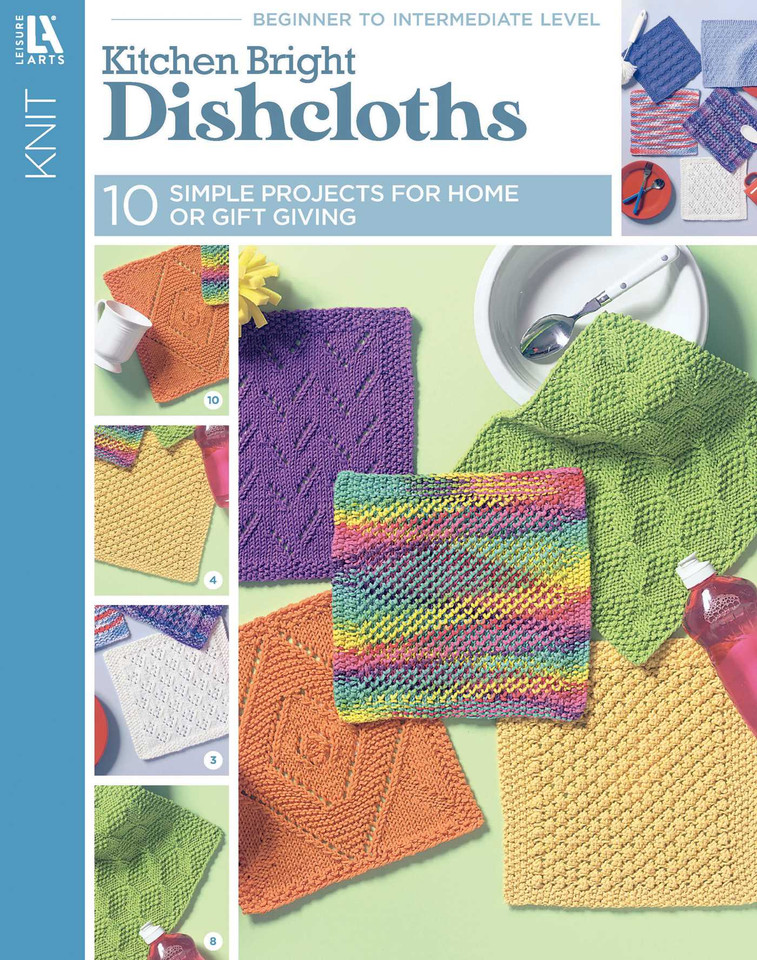 Kitchen Bright Dishcloths: 10 Simple Projects for Home or Gift Giving book cover by Leisure Arts