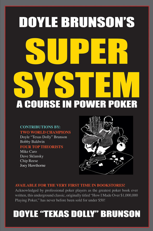 Doyle Brunson's Super System book cover by Doyle Brunson