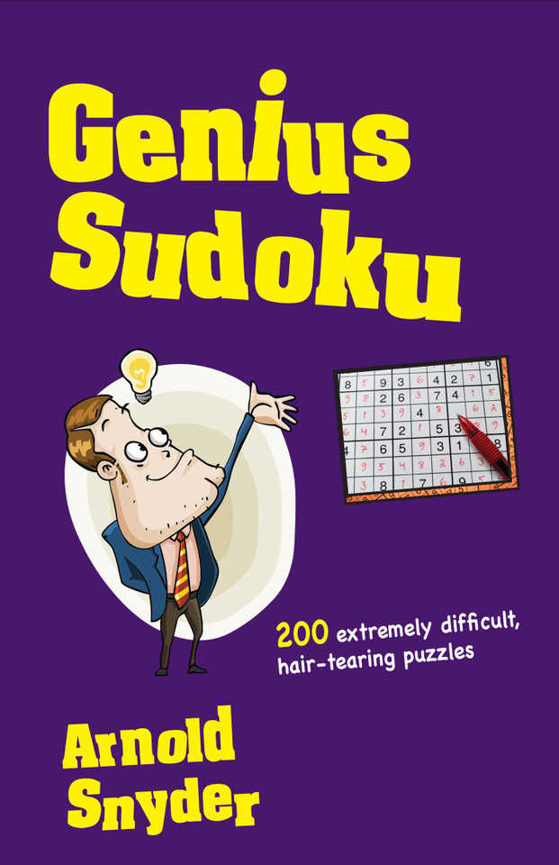 Genius Sudoku book cover by Arnold Snyder