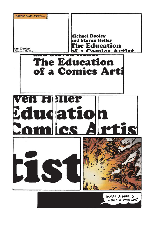 The Education of a Comics Artist: Visual Narrative in Cartoons, Graphic Novels, and Beyond book cover by Michael Dooley, Steven Heller