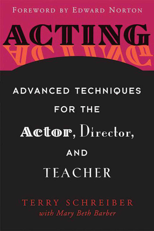 Acting: Advanced Techniques for the Actor, Director, and Teacher book cover by Terry Schreiber