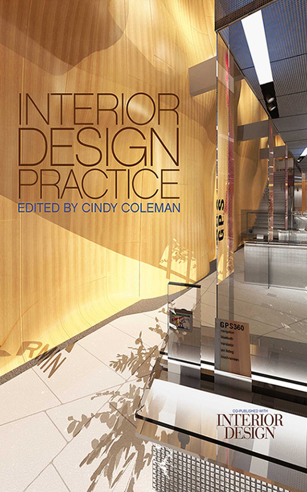 Interior Design Practice book cover by Cindy Coleman