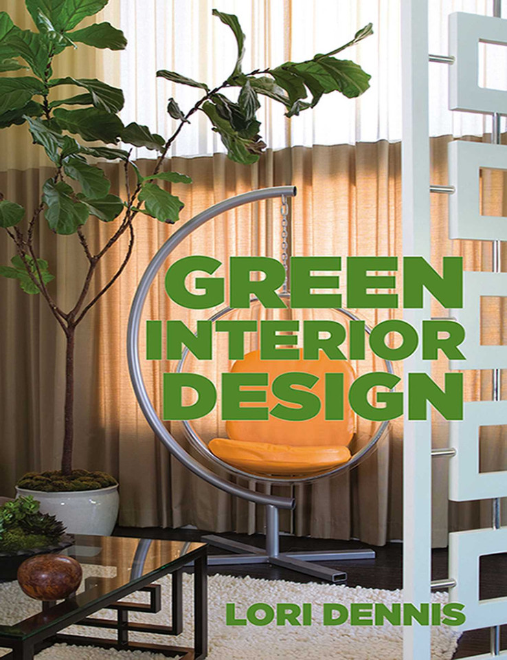 Green Interior Design book cover by Lori Dennis