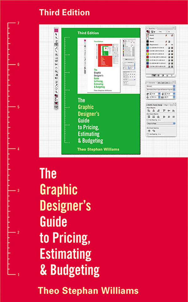 The Graphic Designer's Guide to Pricing, Estimating, and Budgeting book cover by Theo Stephen Williams