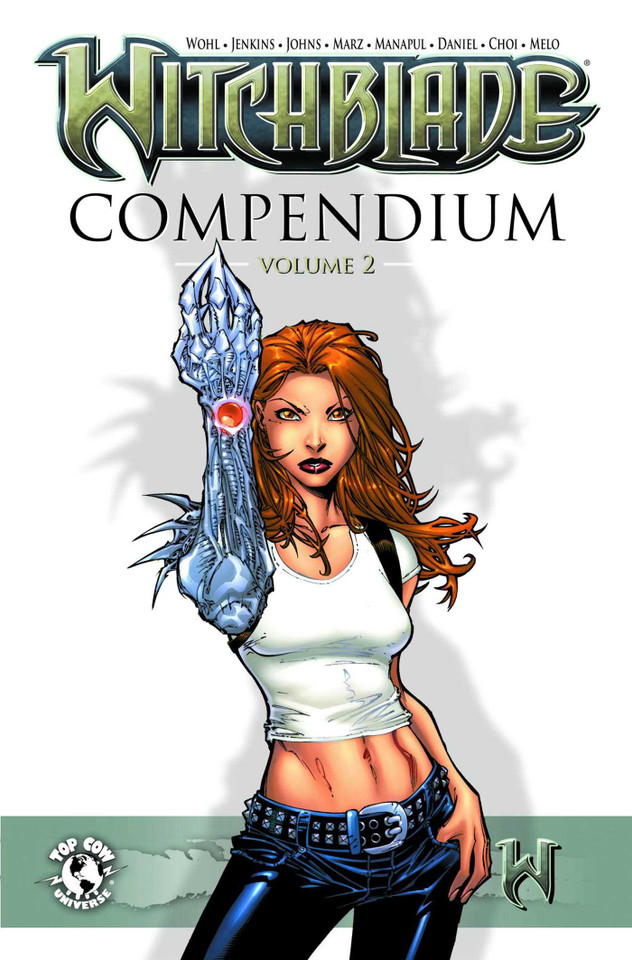 Witchblade Compendium Volume 2 book cover by Ron Marz, Paul Jenkins, David Wohl, Geoff Johns, Chuck Austen