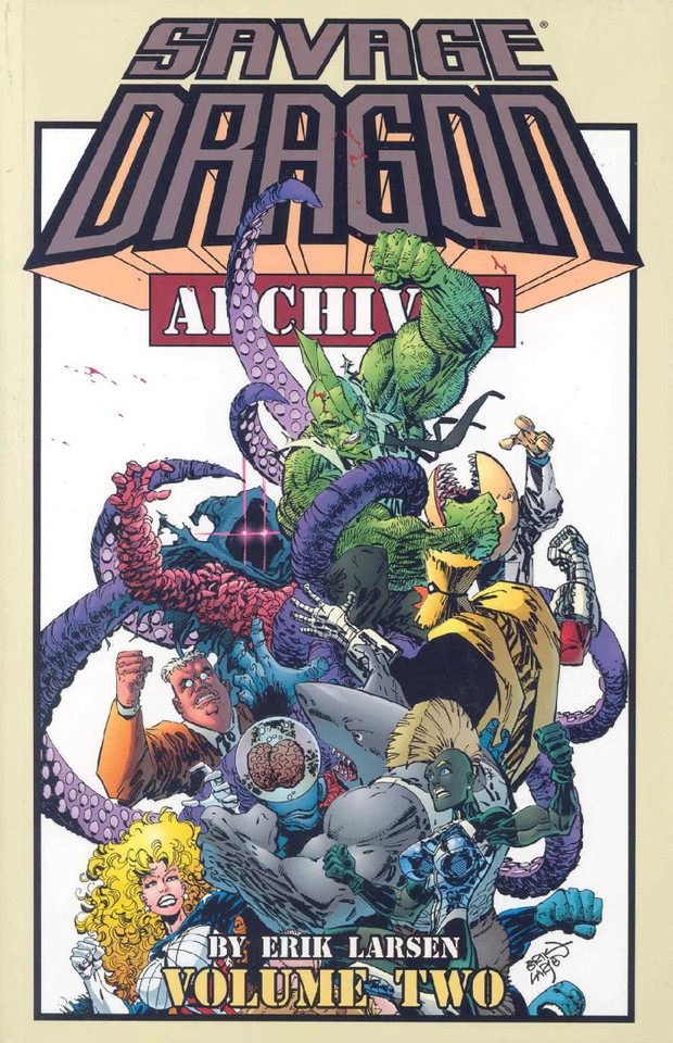 Savage Dragon Archives Volume 2 (Savage Dragon) book cover by Erik Larsen