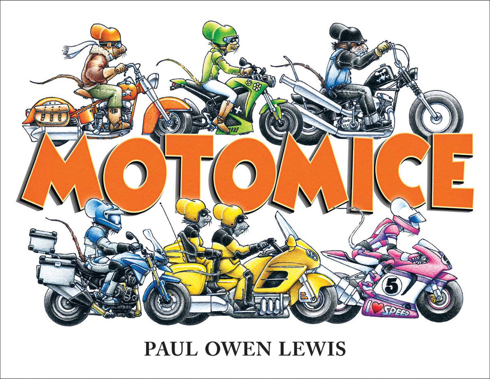 MotoMice book cover by Paul Owen Lewis