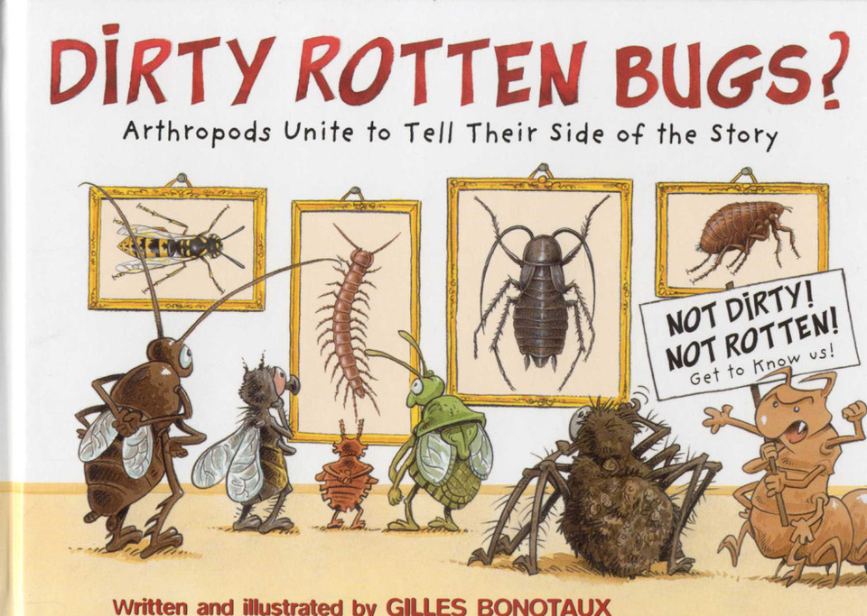 Dirty Rotten Bugs book cover by Gilles Bonotaux