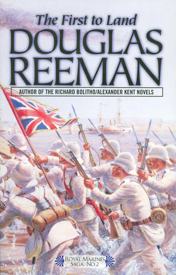 The First to Land book cover by Douglas Reeman