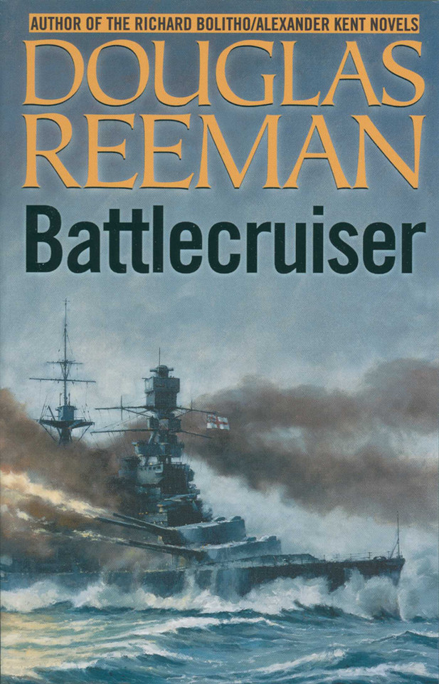 Battlecruiser book cover by Douglas Reeman