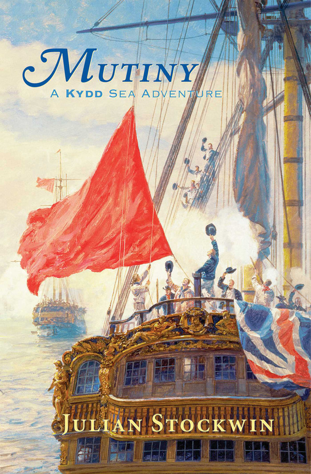 Mutiny book cover by Julian Stockwin
