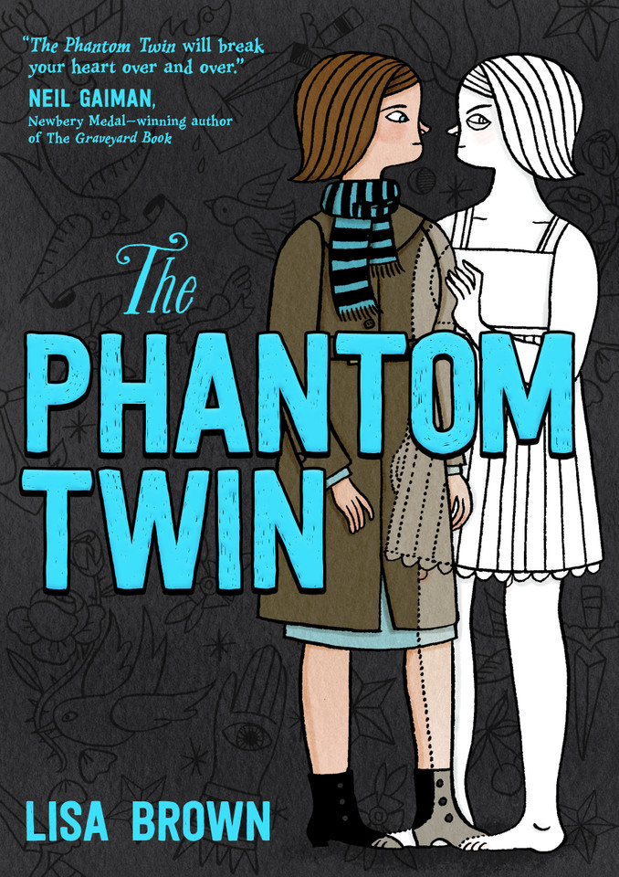 The Phantom Twin book cover by Lisa Brown