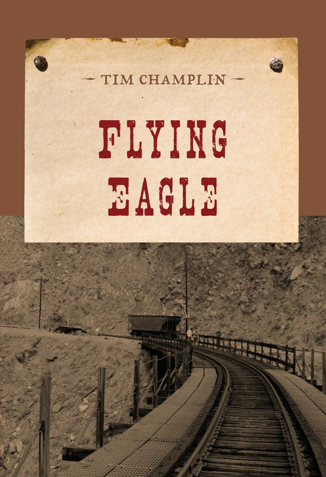 Flying Eagle (An Evans Novel of the West) book cover by Tim Champlin
