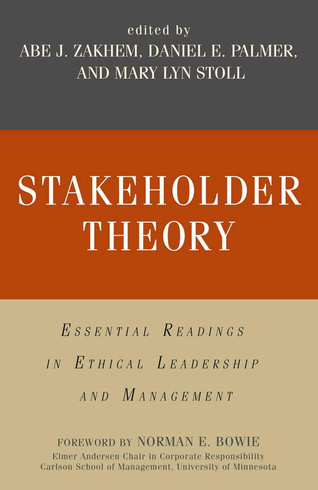 Stakeholder Theory: Essential Readings in Ethical Leadership and Management book cover by 