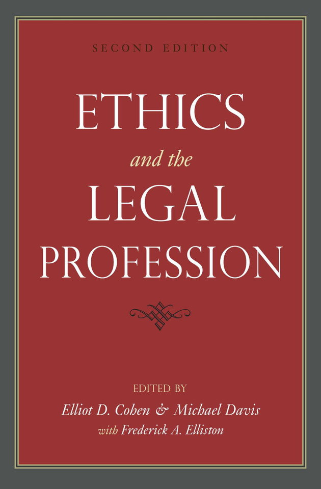 Ethics and the Legal Profession book cover by 