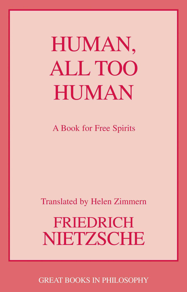 Human, All Too Human book cover by Friedrich Wilhelm Nietzsche