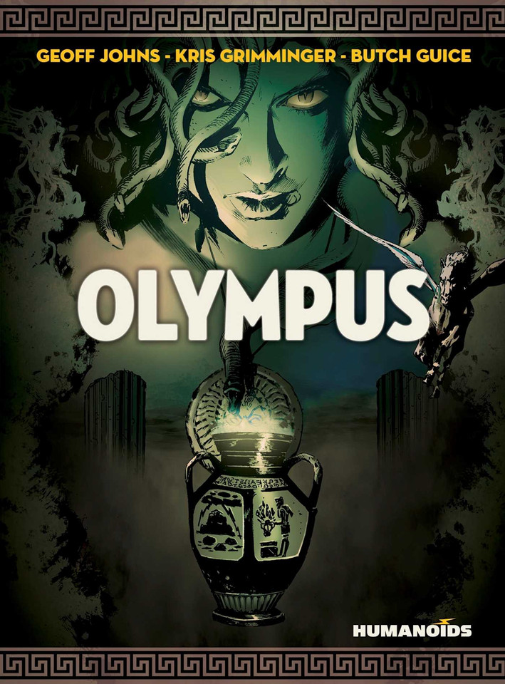 Olympus book cover by Geoff Johns, Kris Grimminger