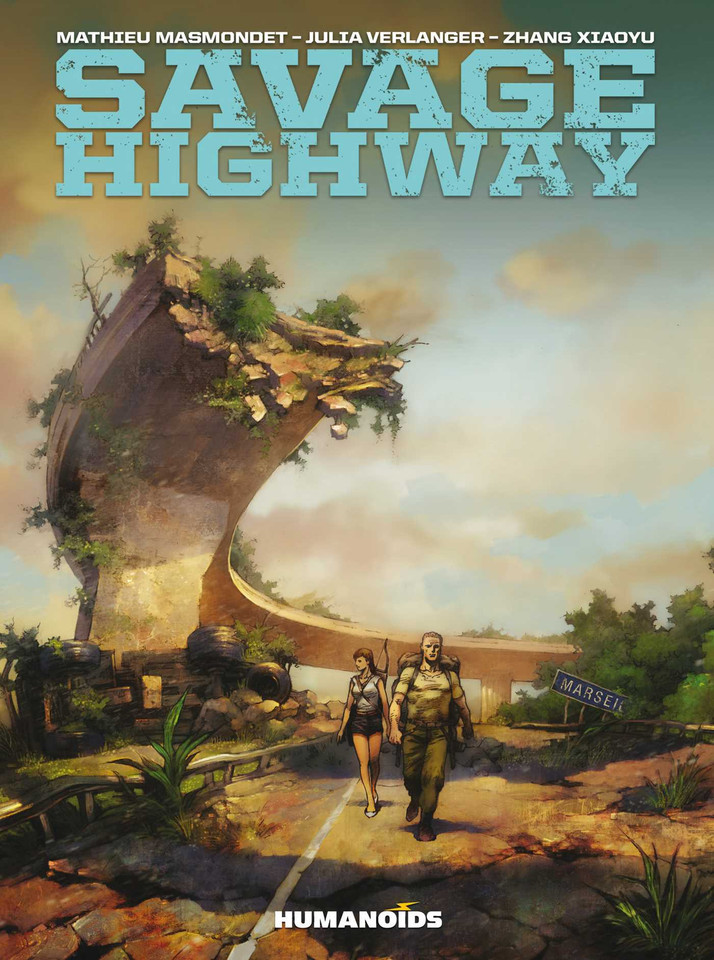 Savage Highway book cover by Mathieu Masmondet