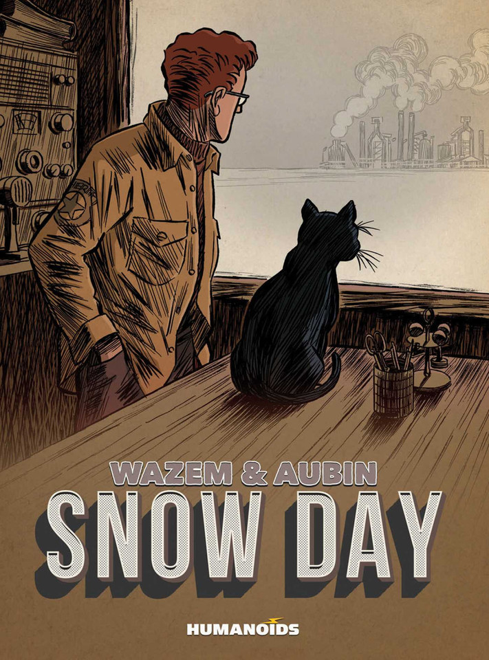 Snow Day book cover by Pierre Wazem