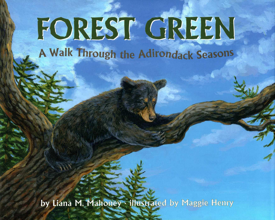 Forest Green: A Walk Through the Adirondack Seasons book cover by Liana Mahoney
