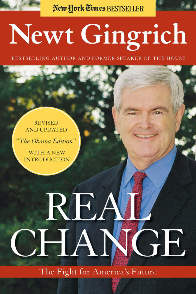 Real Change: The Fight for America's Future book cover by Newt Gingrich
